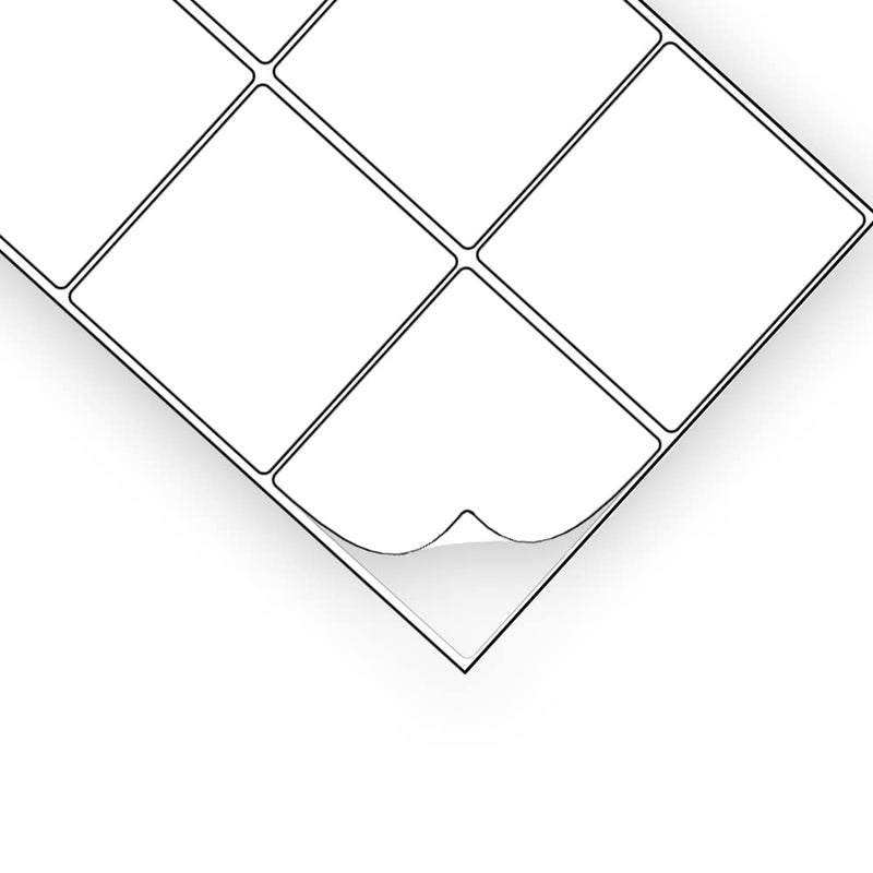 EcoSwift 600 EcoSwift Shipping Labels 4 x 3 1/3 inches Mailing Address Blank White Self Adhesive for Laser Inkjet Printer 4 x 3.33 - Image 4